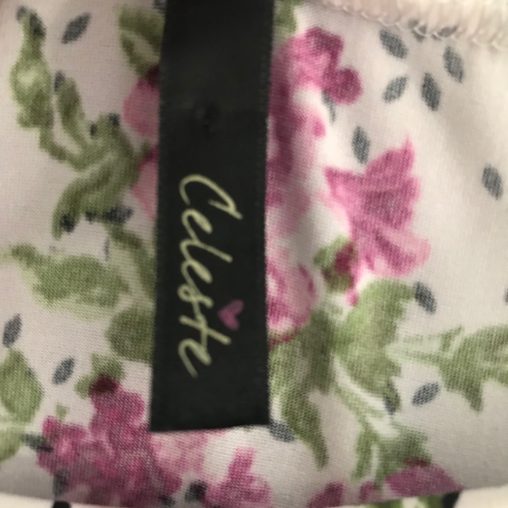 Bell Ruffle Sleeve Flower Long Sleeve Top XL XXL - Picture 6 of 6